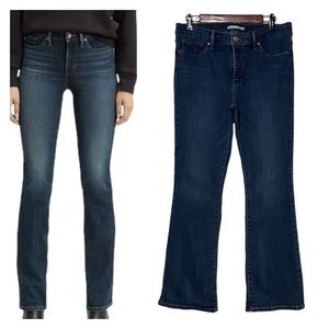 Levi’s 315 Shaping Boot Cut Dark Wash Jeans Blue